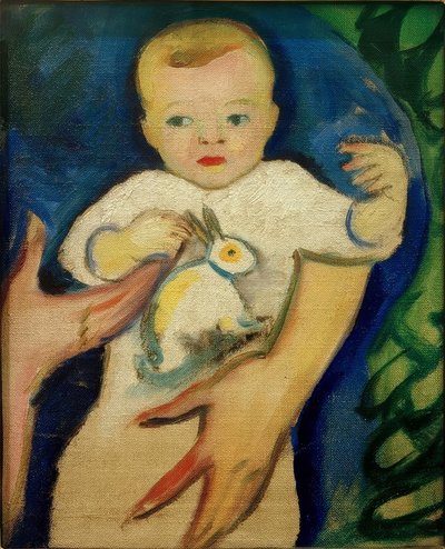 Buddha with Apple by August Macke